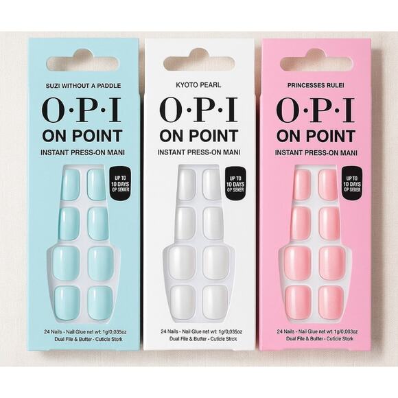 3 Pack OPI Press-On Nails - Picture 1 of 1